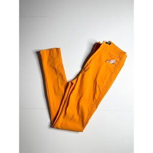Orange Skinny Fit Jeans By JC & JQ XL Size 76% Cotton/20% Polyester/4% Spandex C